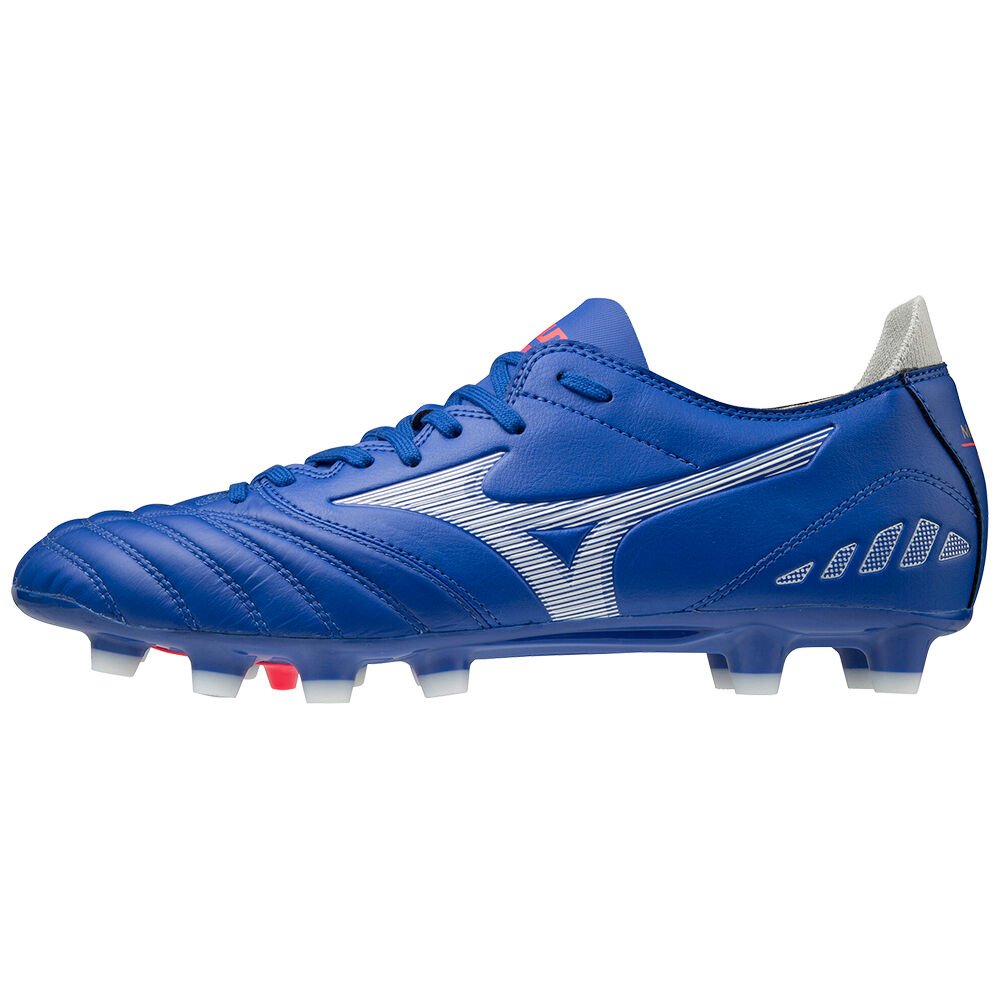 Mizuno Morelia Neo 3 Pro - Bayan Krampon - Mavi/Beyaz Türkiye (UJLIBA-039)